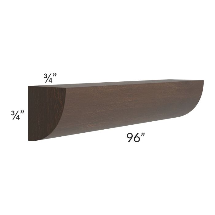 Tuscan Kona Brown Quarter Round Molding