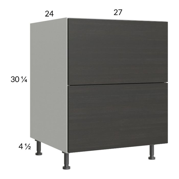 Euro Cafe 27" 2-Drawer Range Base Cabinet