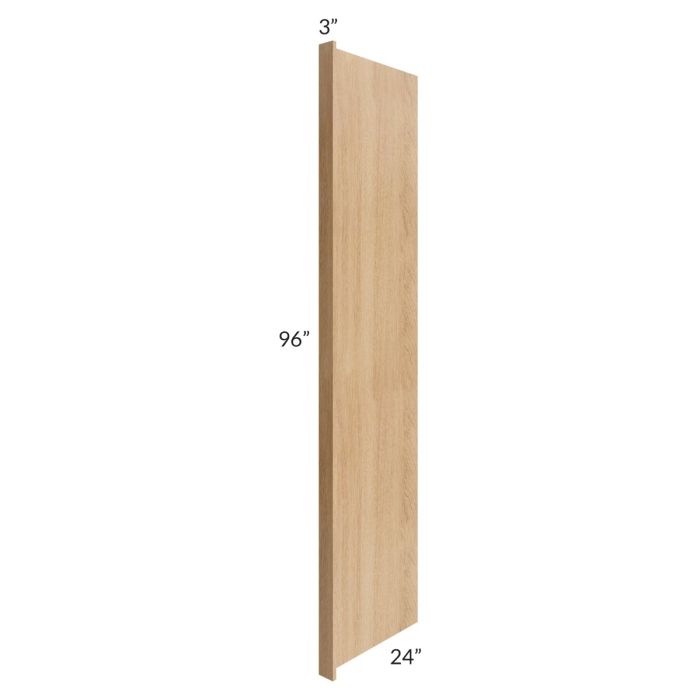 Tuscan Timber 24x96 Refrigerator End Panel with 3" Stile