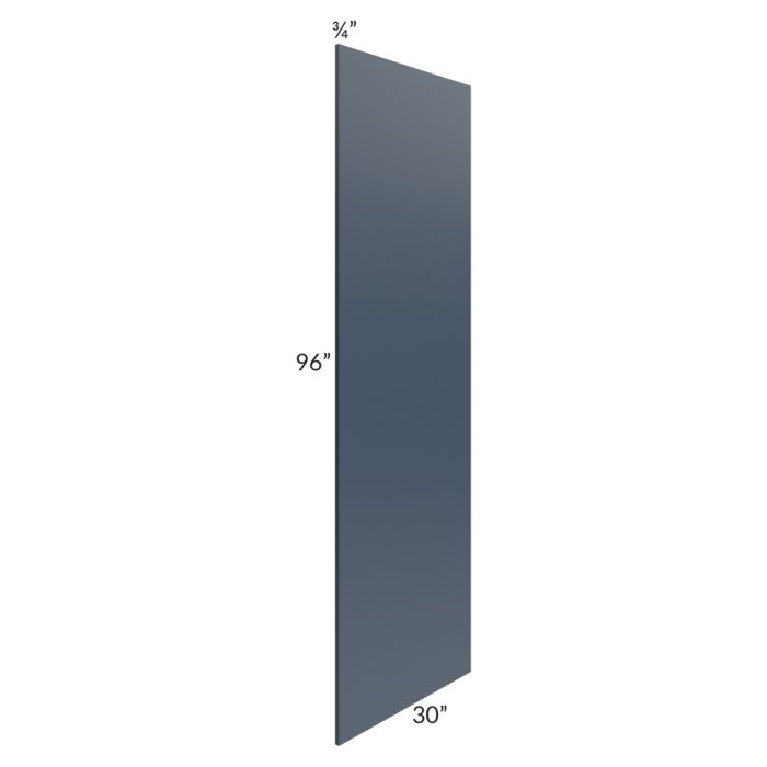 Midtown Blue Shaker 30x96 Refrigerator End Panel