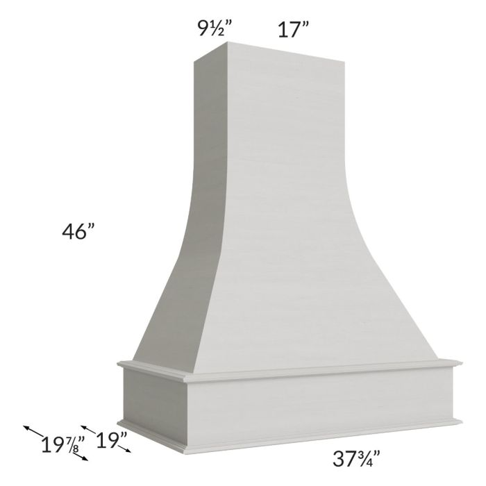 Midtown Light Grey Shaker 36" Artisan Hood