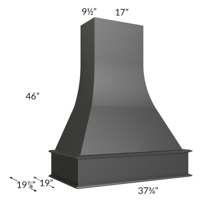 Midtown Black Shaker 36" Artisan Hood