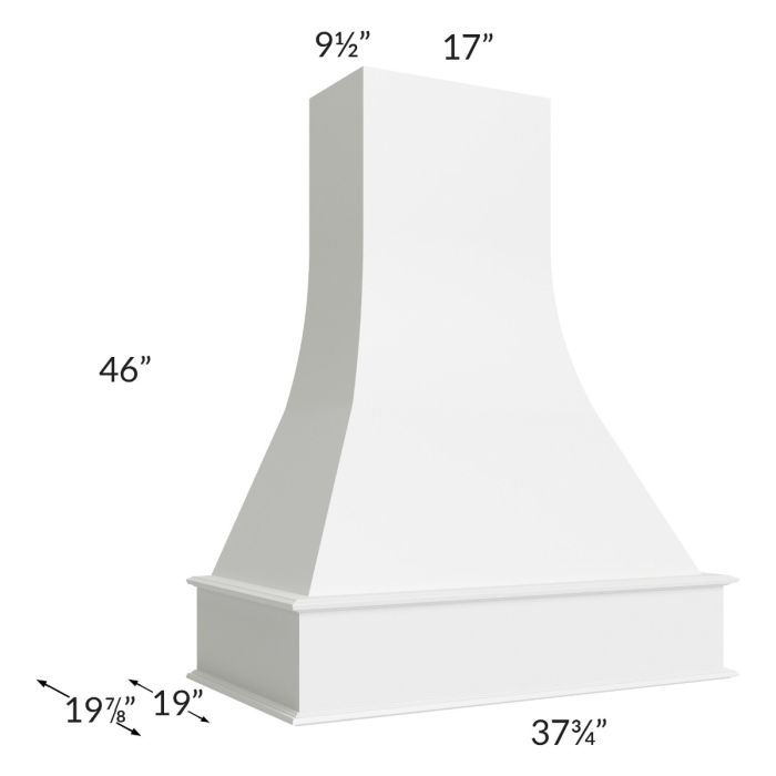 Salem White 36" Artisan Hood