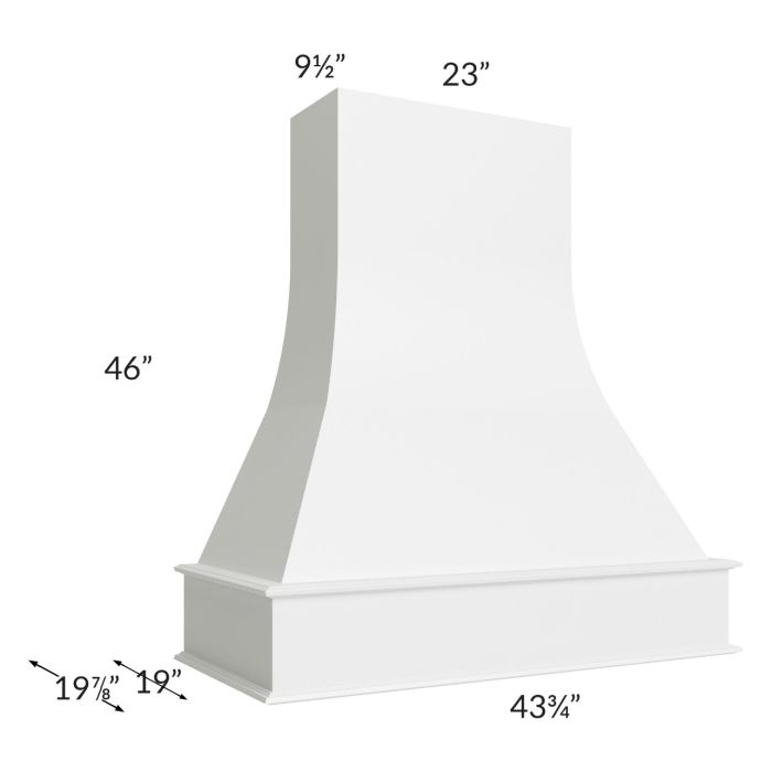 Midtown White Shaker 42" Artisan Hood