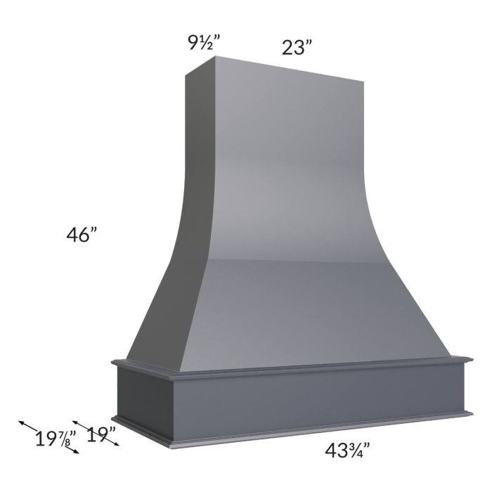 Vienna Indigo 42" Artisan Hood