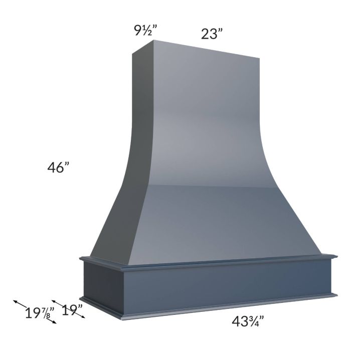 Midtown Blue Shaker 42" Artisan Hood