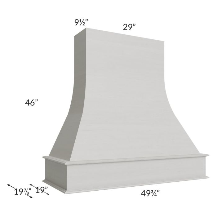 Salem Light Grey 48" Artisan Hood