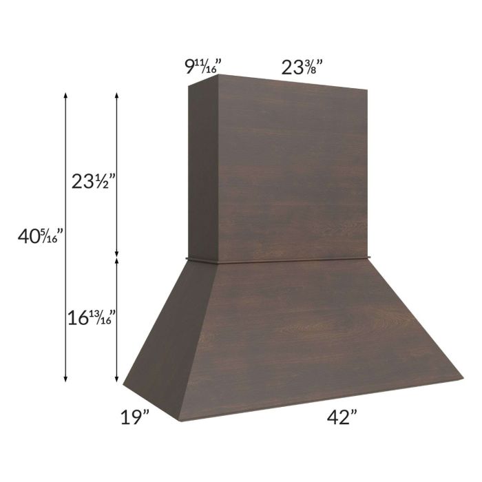 Tuscan Kona Brown 42" Euro Hood