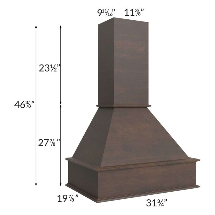 Tuscan Kona Brown 30" Signature Hood