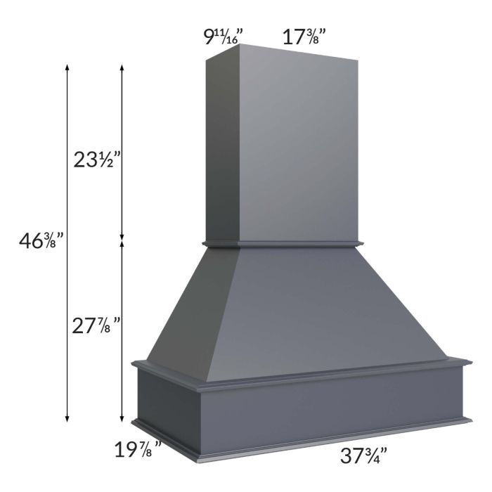 Vienna Indigo 36" Signature Hood