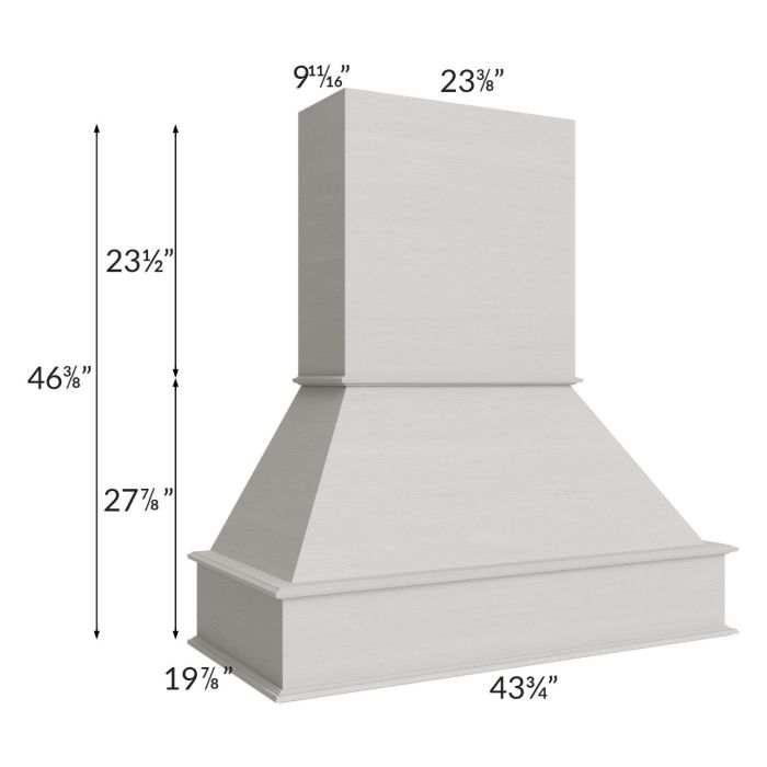 Salem Light Grey 42" Signature Hood