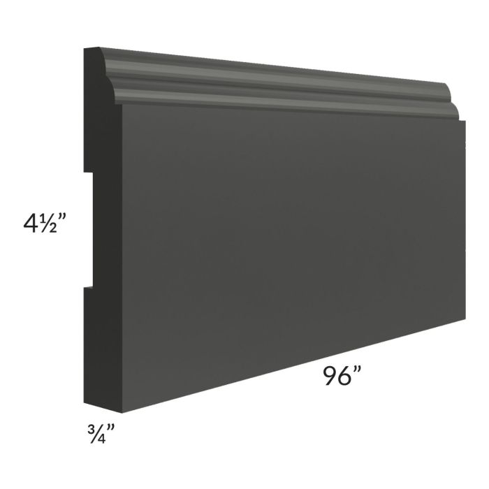 Royal Ebony Shaker 96" Base Molding