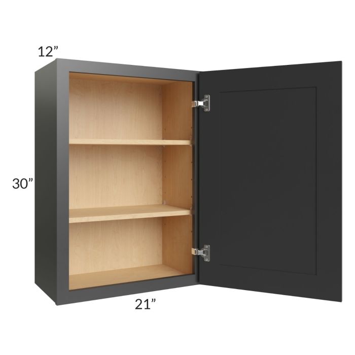 Royal Ebony Shaker 21x30 Wall Cabinet