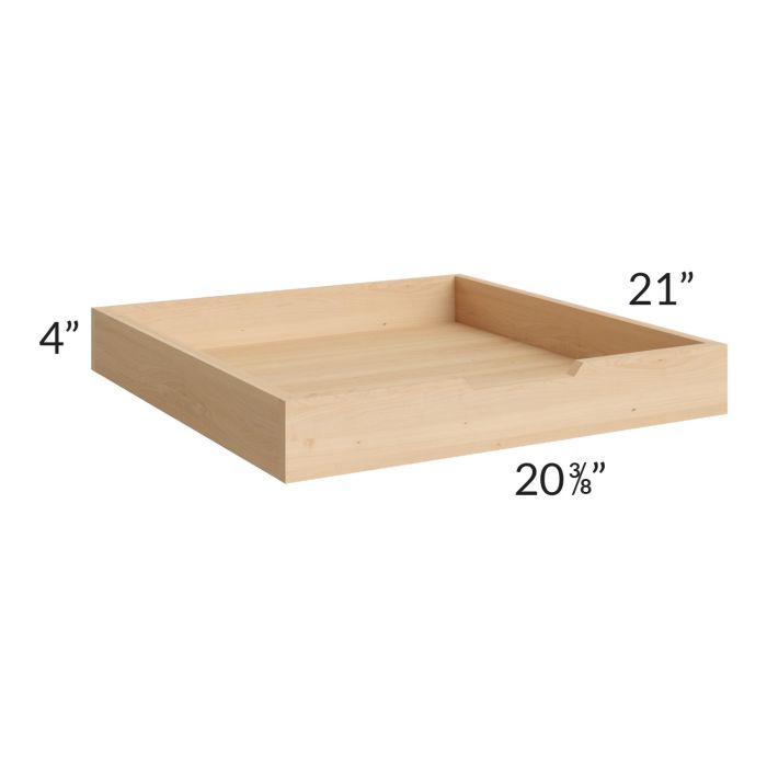 Asheville Rift Oak Shaker 24" Roll Out Tray