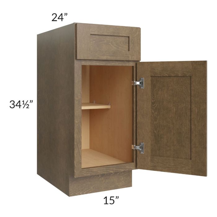 Royal Bronze Shaker 15" Base Cabinet