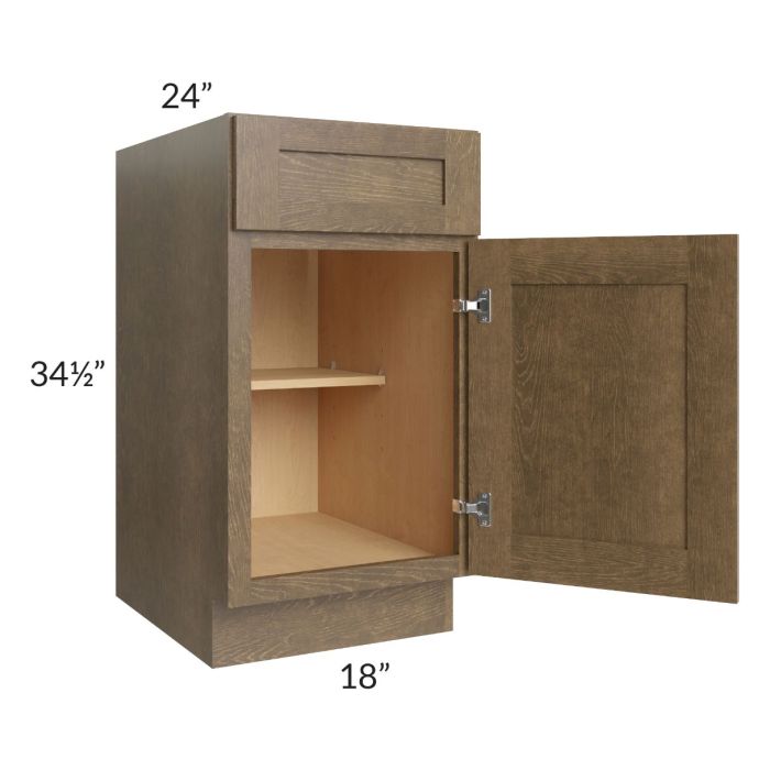 Royal Bronze Shaker 18" Base Cabinet