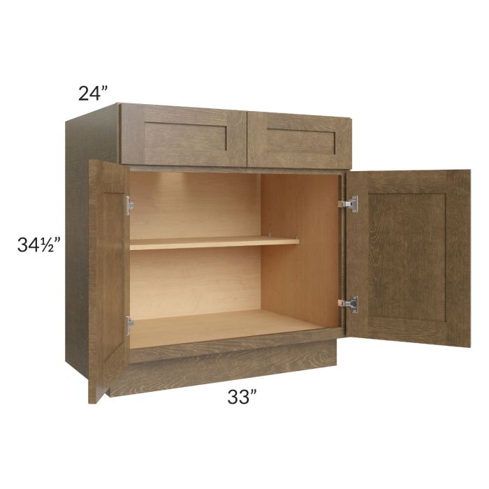 Royal Bronze Shaker 33" Base Cabinet