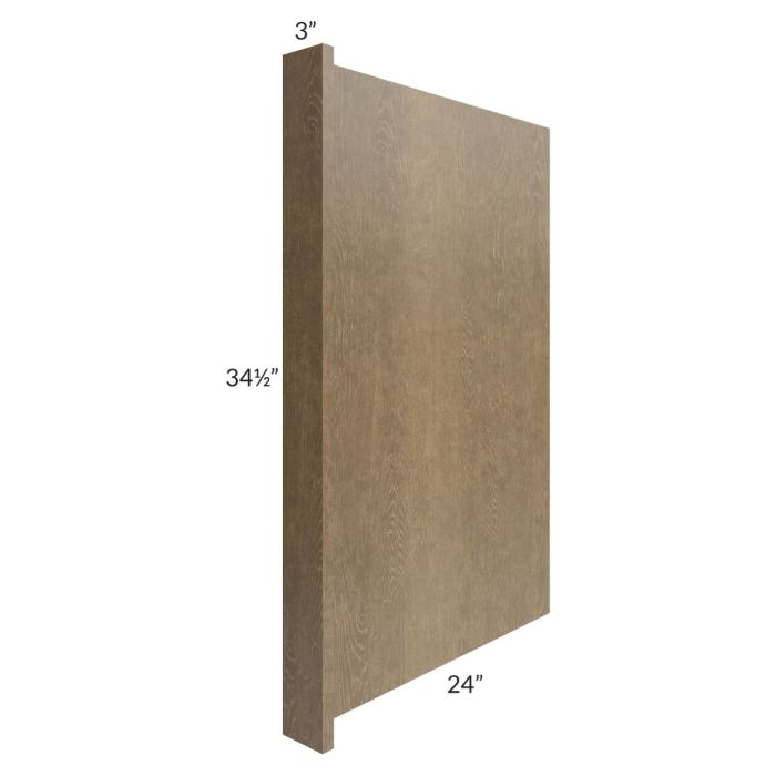 Royal Bronze Shaker 3" Dishwasher Panel