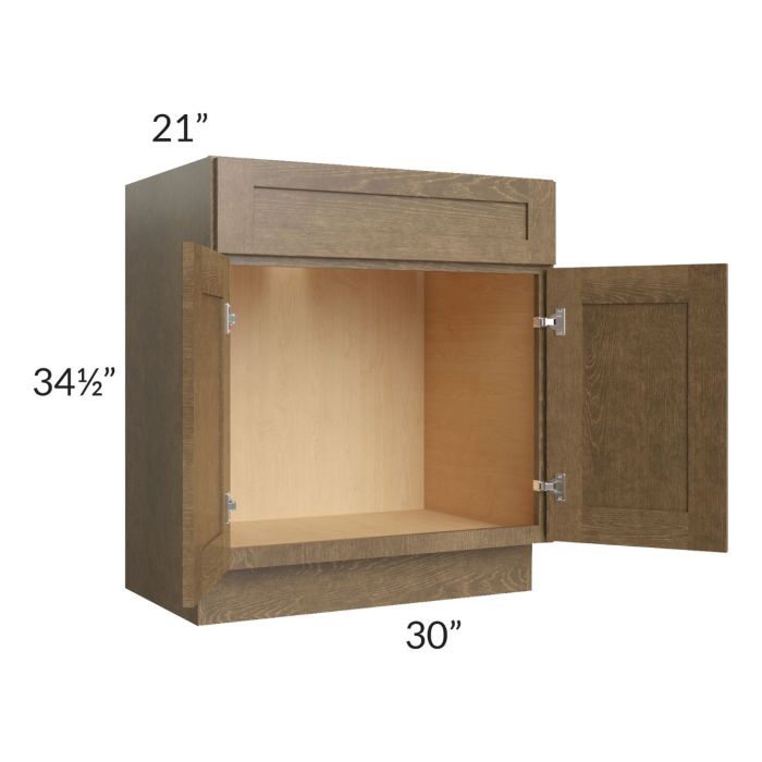 Royal Bronze Shaker 30" Vanity Sink Base Cabinet