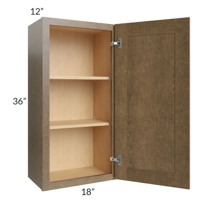 Royal Bronze Shaker 18x36 Wall Cabinet