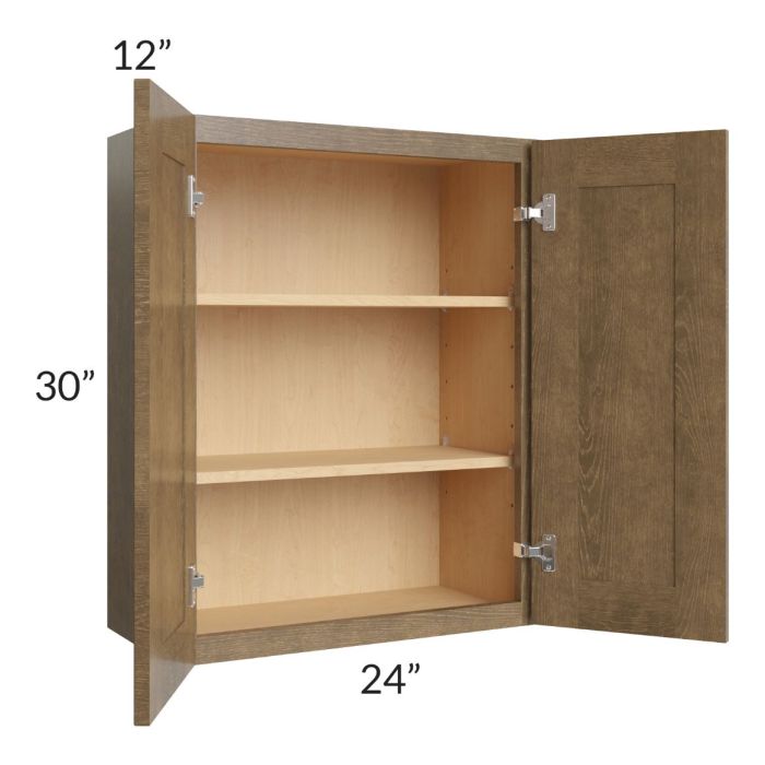 Royal Bronze Shaker 24x30 Wall Cabinet