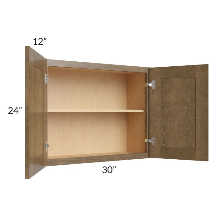 Royal Bronze Shaker 30x24 Wall Cabinet