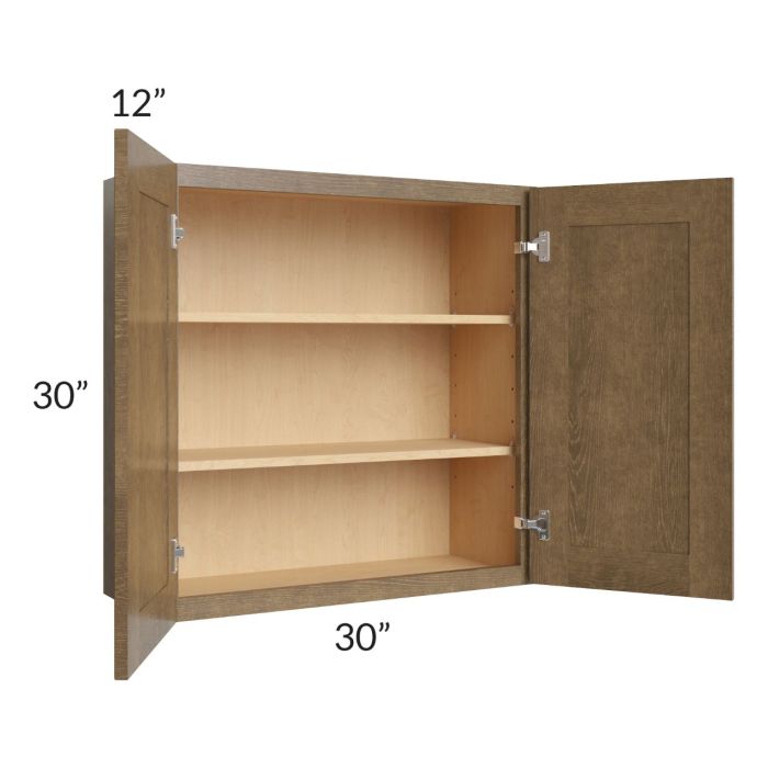 Royal Bronze Shaker 30x30 Wall Cabinet