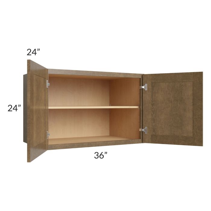 Royal Bronze Shaker 36x24x24 Wall Cabinet