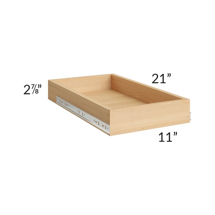 Providence Cream 15" Roll Out Tray with a Dovetailed Drawer Box