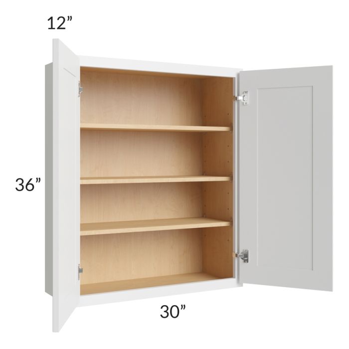 Gramercy White 30x36 Wall Cabinet