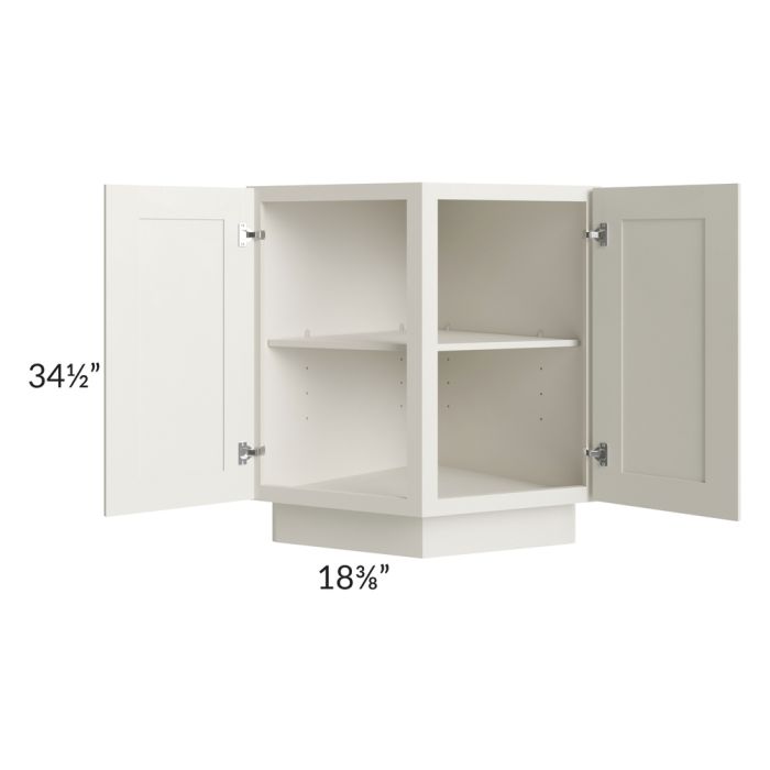 Providence Cream 24" Angle Base Cabinet