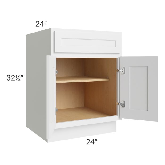 Gramercy White ADA 24" Base Cabinet