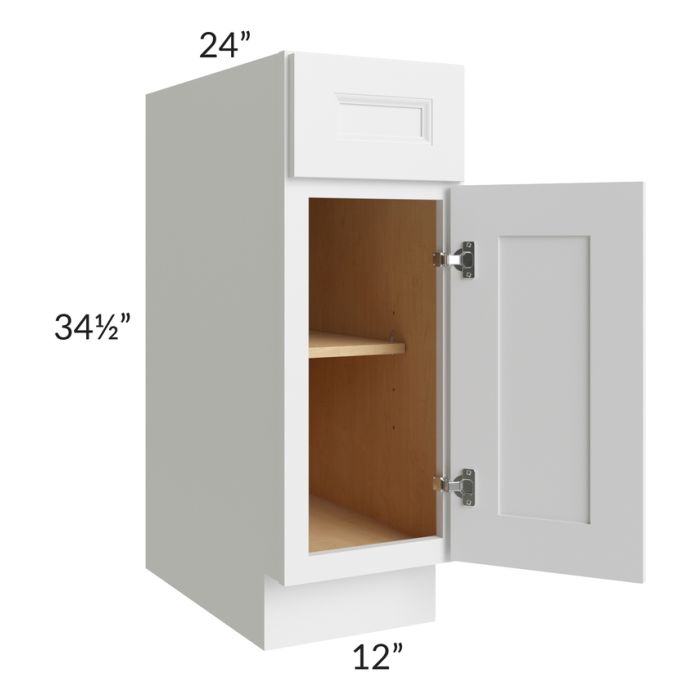 Belfast White 12" Base Cabinet