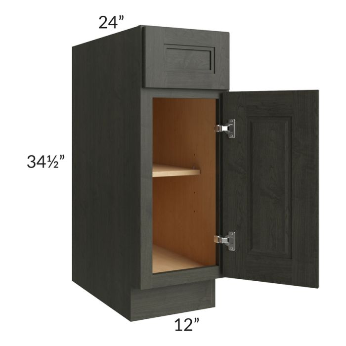 Charlotte Dark Grey 12" Base Cabinet
