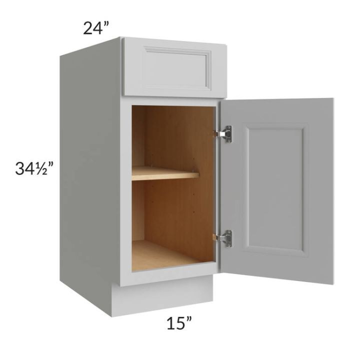Tuscan Painted Grey 15" Base Cabinet