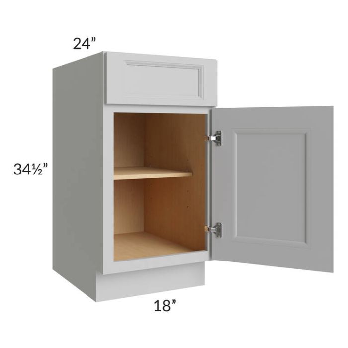 Tuscan Painted Grey 18" Base Cabinet