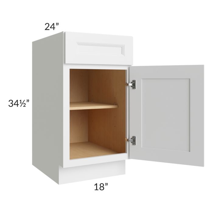 Belfast White 18" Base Cabinet