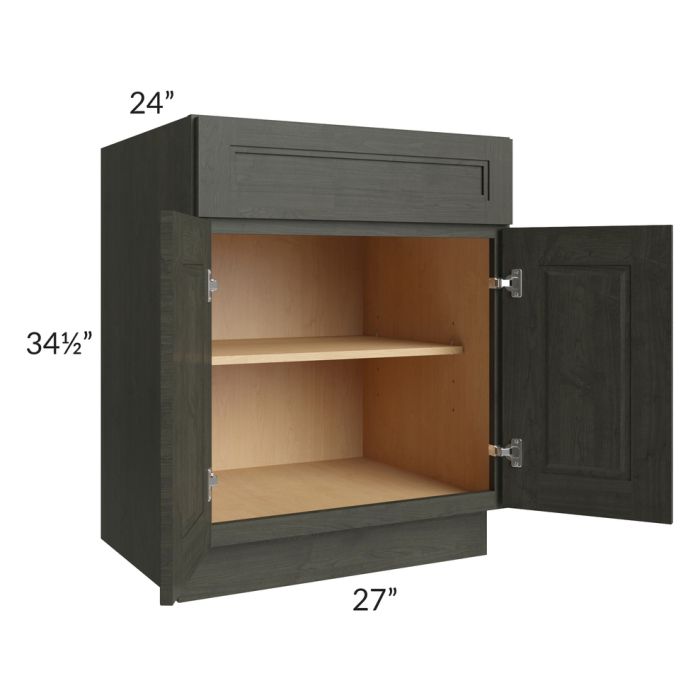 Charlotte Dark Grey 27" Base Cabinet