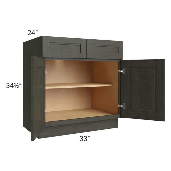 Charlotte Dark Grey 33" Base Cabinet