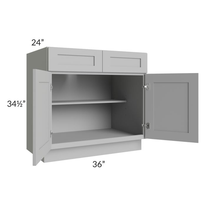 Dove Grey Shaker 36" Base Cabinet