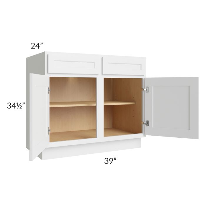 Gramercy White 39" Base Cabinet