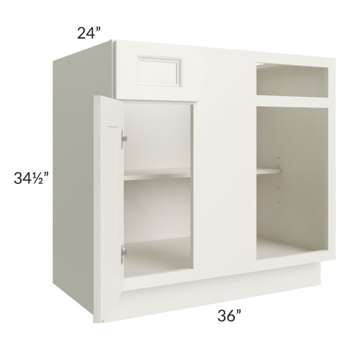Providence Cream 39"-42" Blind Base Corner Cabinet