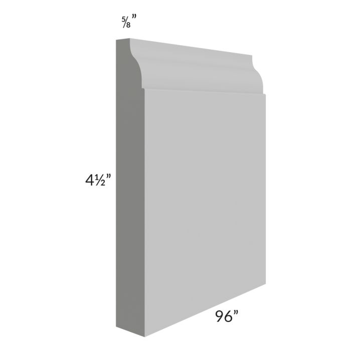 Dove Grey Shaker 96" Base Board Molding