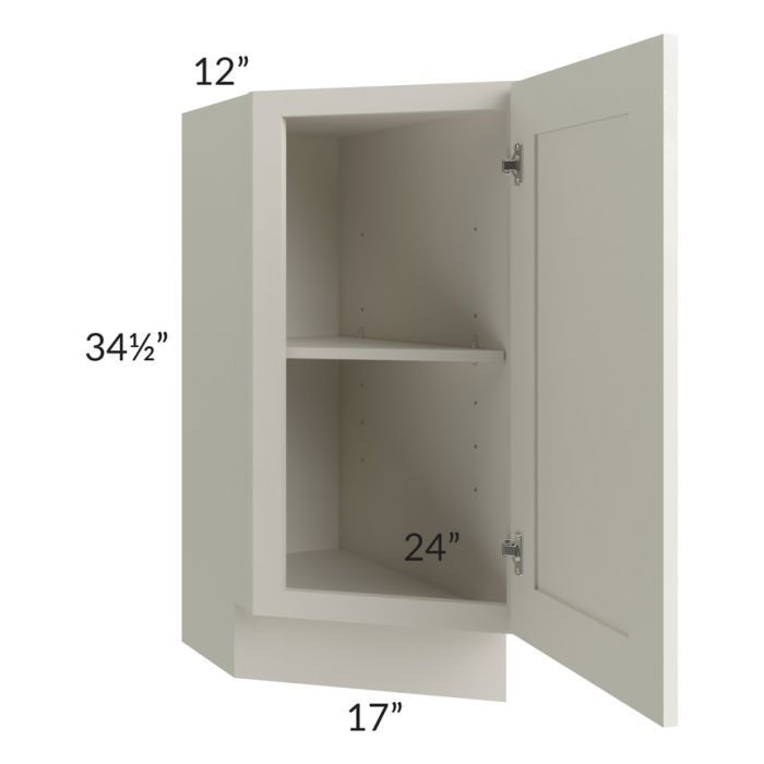 Providence Cream 12" Base Transitional Cabinet