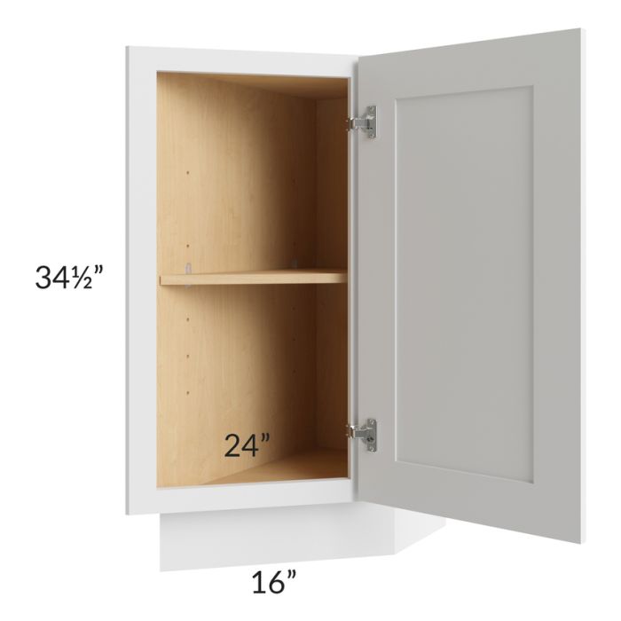Belfast White Base Transitional Cabinet (Right)