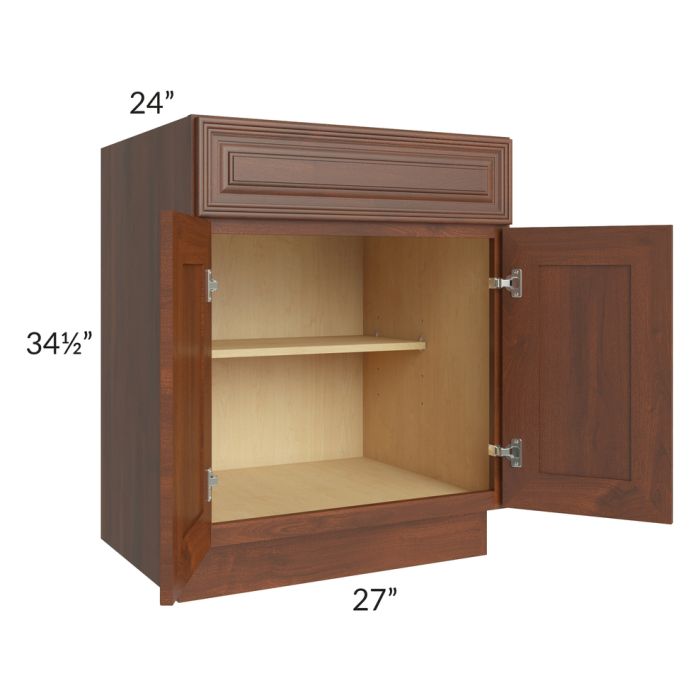 Cambridge Saddle Glaze 27" Base Cabinet