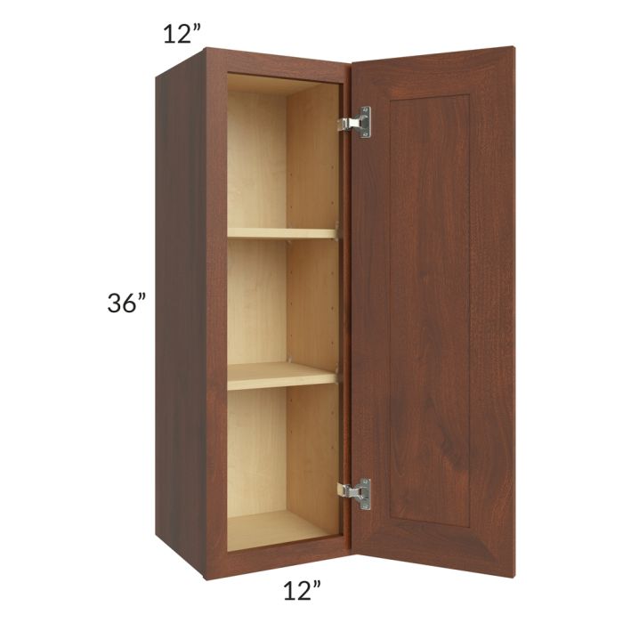 Cambridge Saddle Glaze 12x36 Wall Cabinet
