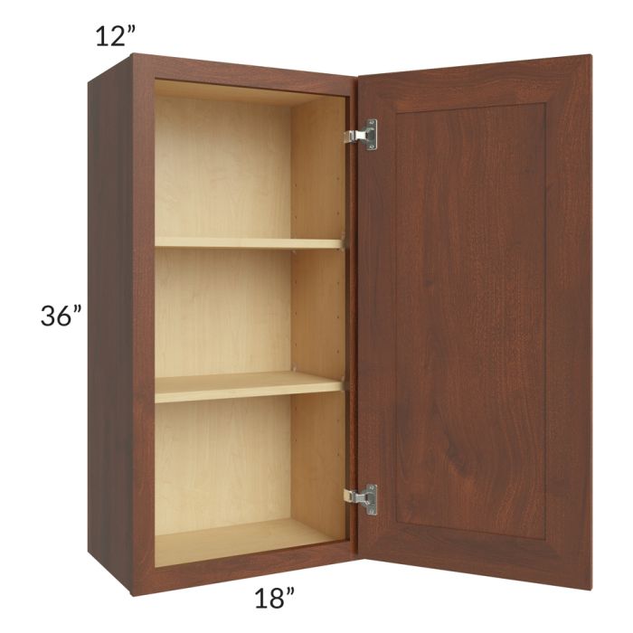 Cambridge Saddle Glaze 18x36 Wall Cabinet