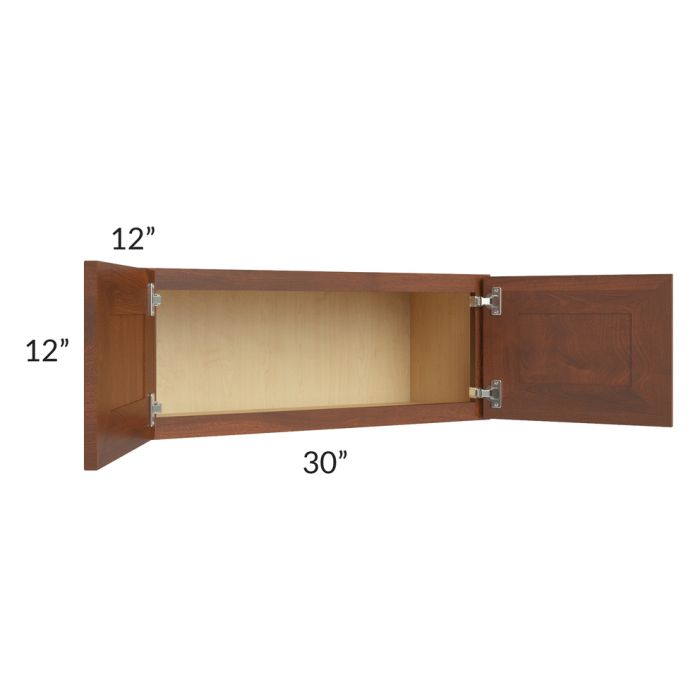 Cambridge Saddle Glaze 30x12 Wall Cabinet