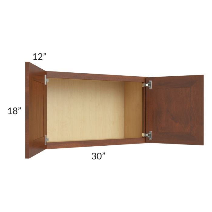 Cambridge Saddle Glaze 30x18 Wall Cabinet